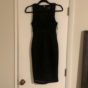 Black cocktail dress